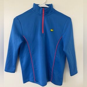 Masters Kids Blue Quarter-Zip - Size Medium